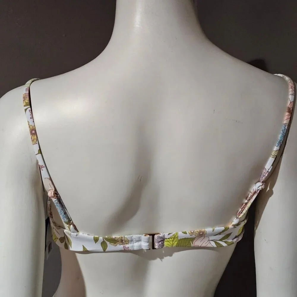 Volcom Big Poppy V-Neck Bikini Top - Picture 4 of 8